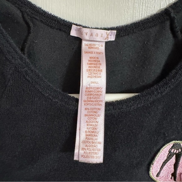 Savage X Fenty Sexy Black Bodysuit Size Small - Picture 6 of 14